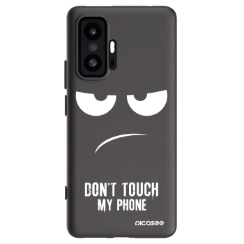 Picasee Xiaomi 11T Pro Hülle - Schwarzes Silikon - Don't Touch My Phone