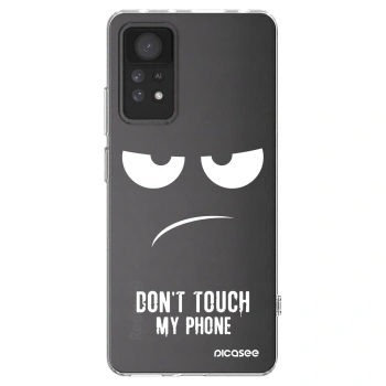 Picasee Xiaomi Redmi Note 11 Pro Hülle - Transparentes Silikon - Don't Touch My Phone