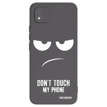 Picasee Realme C11 (2021) Hülle - Schwarzes Silikon - Don't Touch My Phone