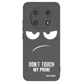 Picasee Honor Magic4 Lite 5G Hülle - Schwarzes Silikon - Don't Touch My Phone