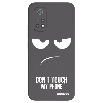 Picasee Xiaomi Poco M4 Pro Hülle - Schwarzes Silikon - Don't Touch My Phone