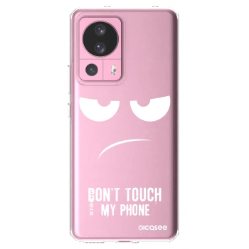 Picasee Xiaomi 13 Lite Hülle - Transparentes Silikon - Don't Touch My Phone