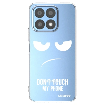 Picasee Honor X8a Hülle - Transparentes Silikon - Don't Touch My Phone