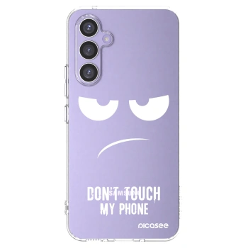 Picasee Samsung Galaxy A54 5G A546B Hülle - Transparentes Silikon - Don't Touch My Phone
