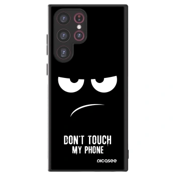 Picasee ULTIMATE CASE PowerShare für Samsung Galaxy S22 Ultra 5G - Don't Touch My Phone