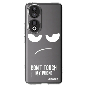 Picasee Honor 90 5G Hülle - Transparentes Silikon - Don't Touch My Phone