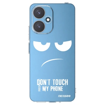 Picasee Xiaomi Redmi 13C 5G Hülle - Transparentes Silikon - Don't Touch My Phone