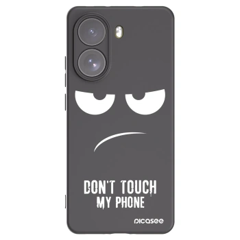 Picasee Xiaomi Poco X7 Hülle - Schwarzes Silikon - Don't Touch My Phone