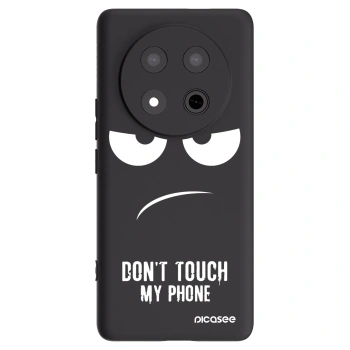 Picasee Honor Magic7 Lite 5G Hülle - Schwarzes Silikon - Don't Touch My Phone