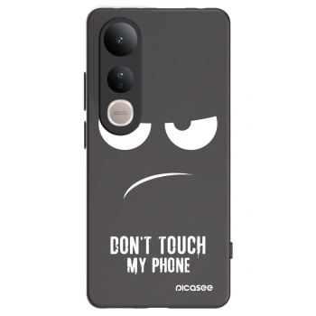 Picasee Vivo V50 Lite 5G Hülle - Schwarzes Silikon - Don't Touch My Phone