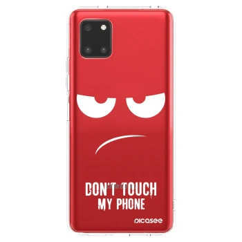 Picasee Samsung Galaxy Note 10 Lite N770F Hülle - Transparentes Silikon - Don't Touch My Phone