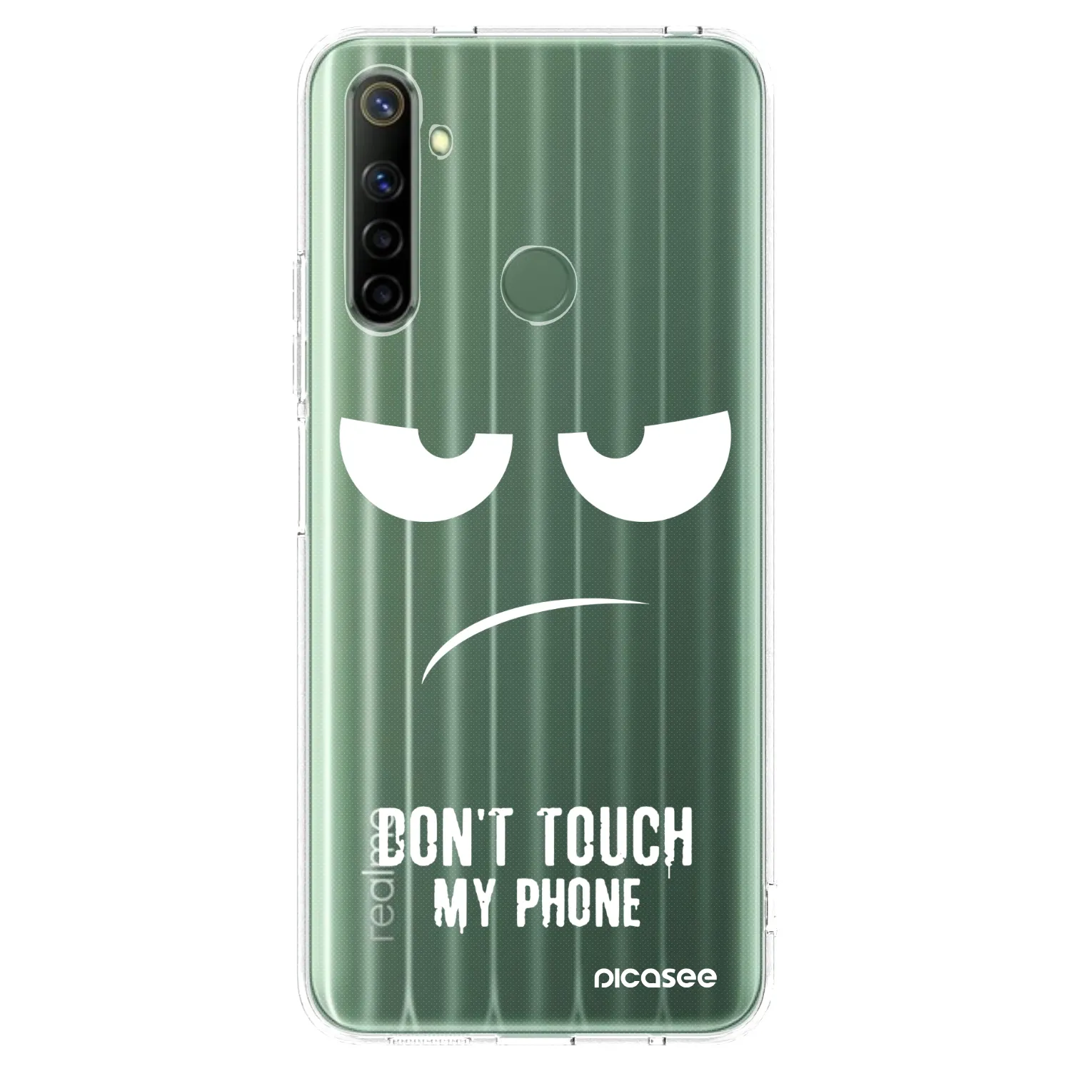 Picasee Realme 6i Hülle - Transparentes Silikon - Don't Touch My Phone