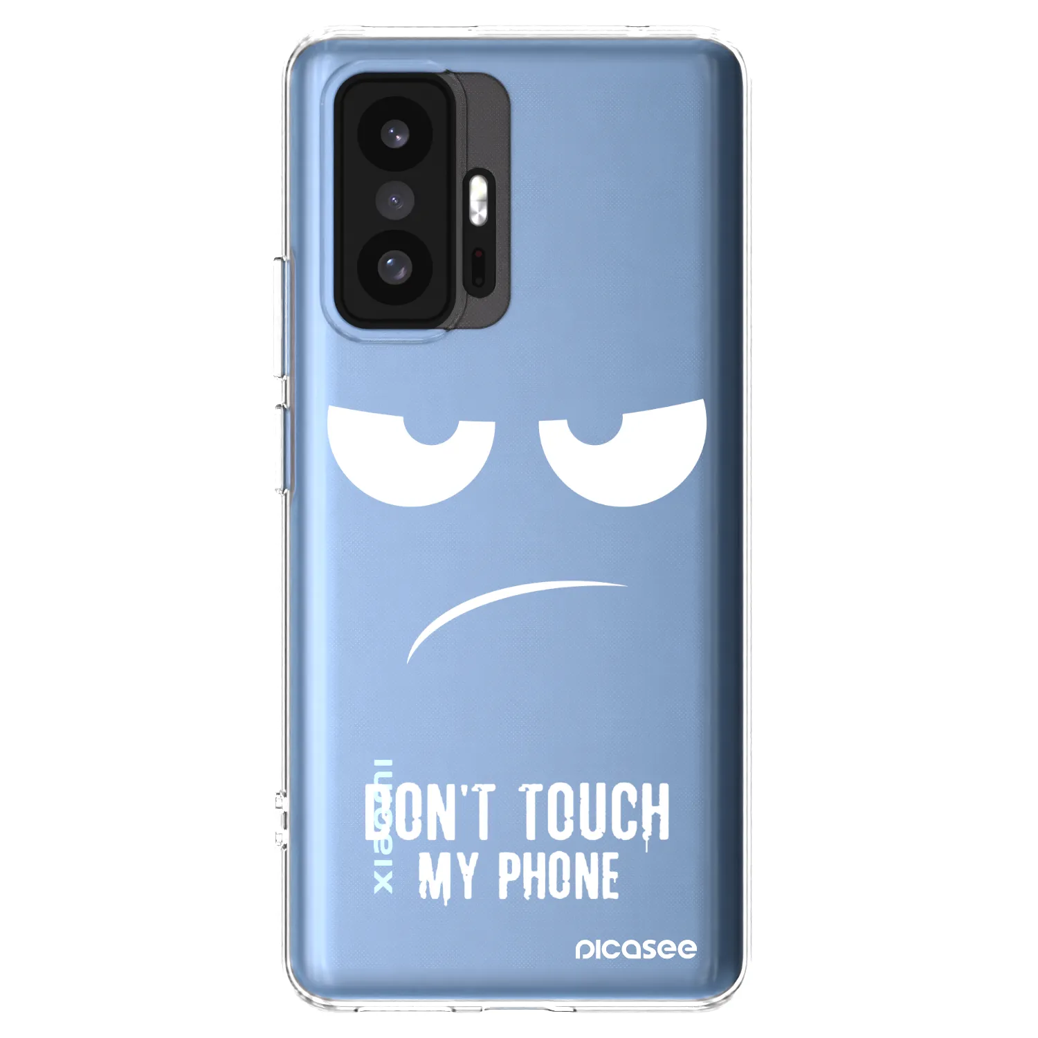 Picasee Xiaomi 11T Hülle - Transparentes Silikon - Don't Touch My Phone
