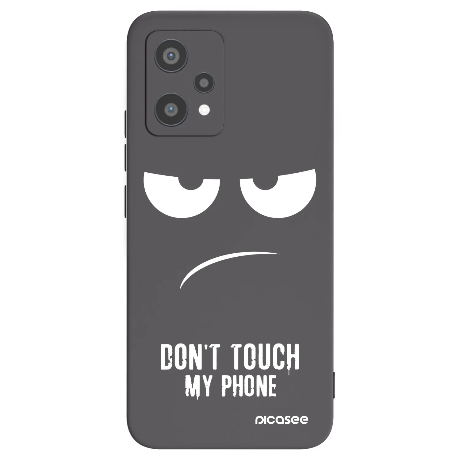 Picasee Realme 9 Pro 5G Hülle - Schwarzes Silikon - Don't Touch My Phone