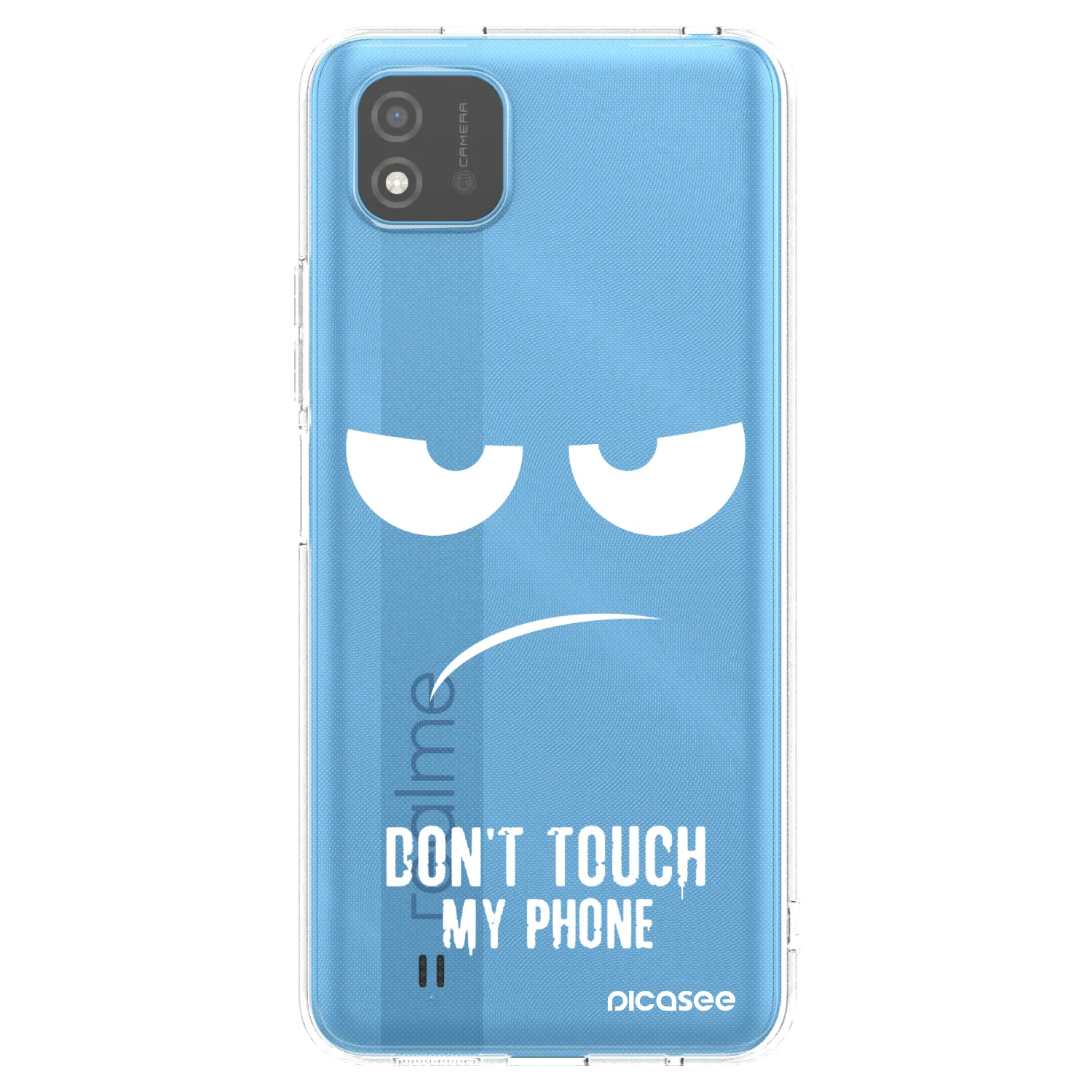 Picasee Realme C11 (2021) Hülle - Transparentes Silikon - Don't Touch My Phone