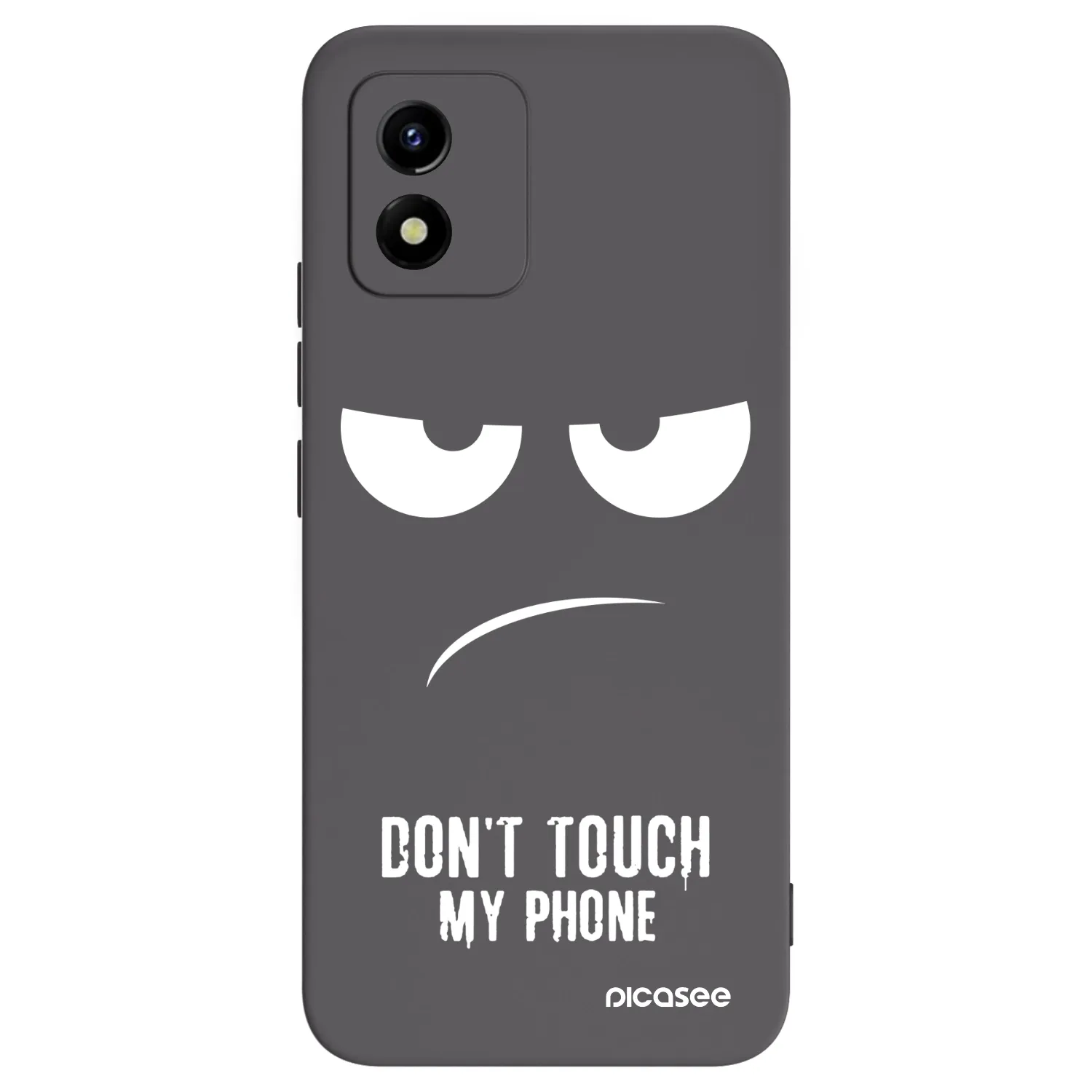 Picasee Vivo Y01 Hülle - Schwarzes Silikon - Don't Touch My Phone