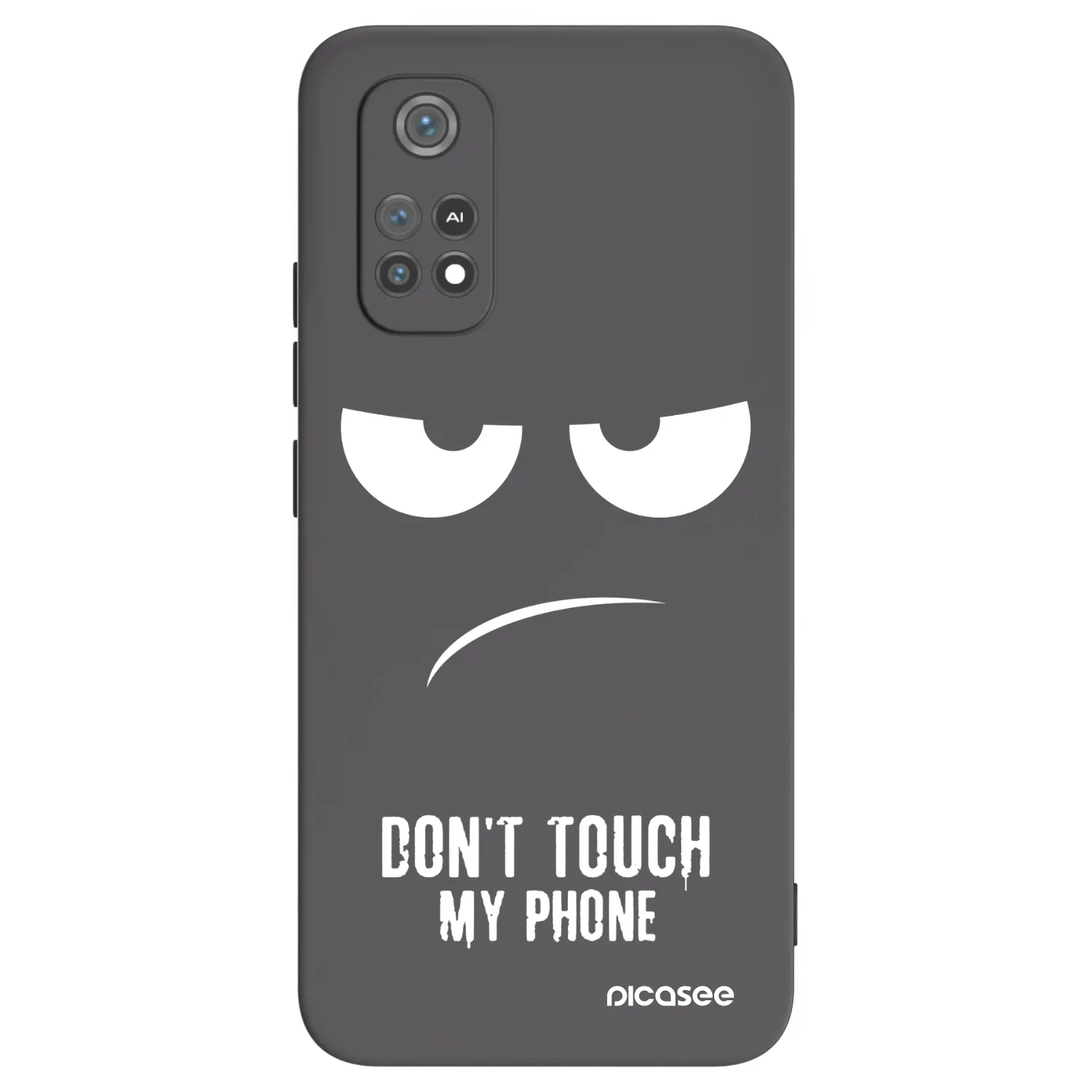 Picasee Xiaomi Poco M4 Pro Hülle - Schwarzes Silikon - Don't Touch My Phone