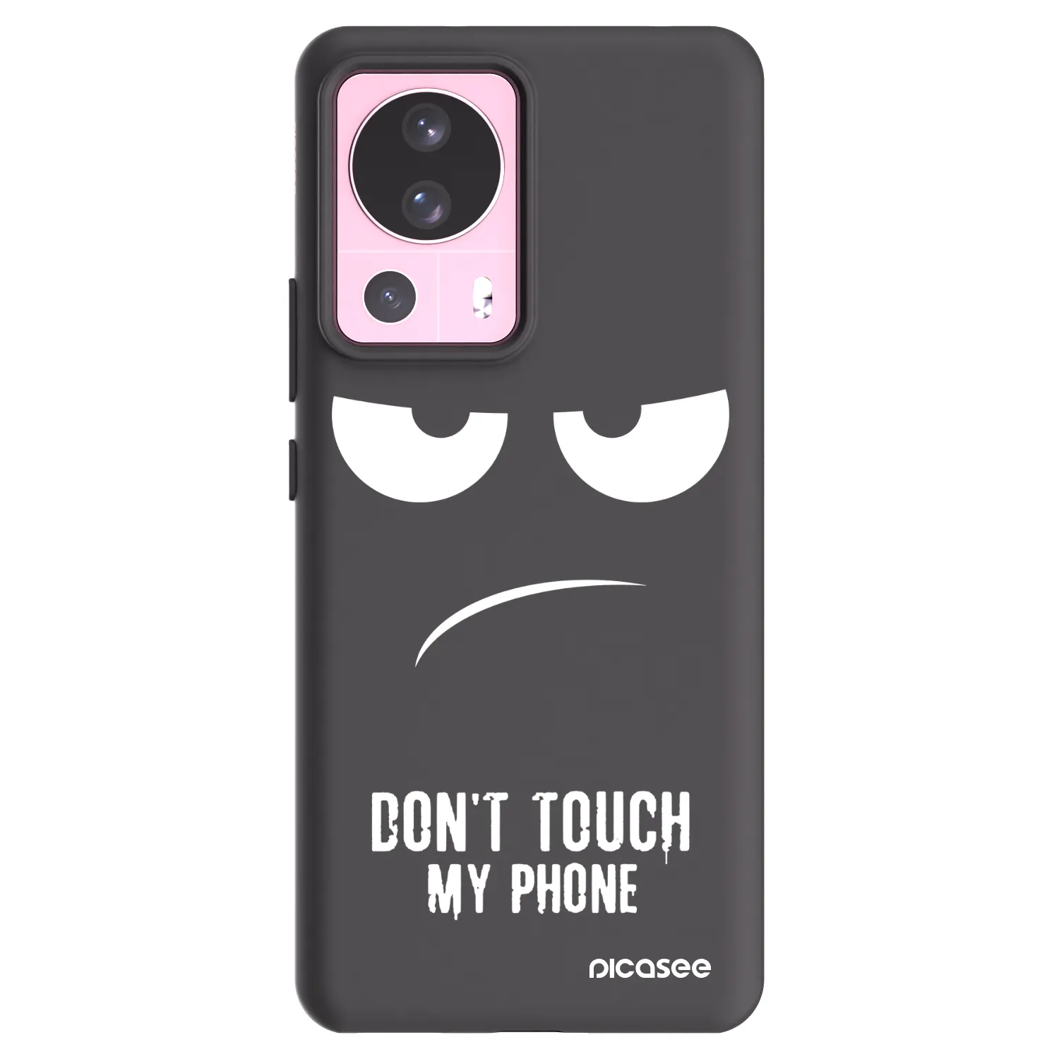 Picasee Xiaomi 13 Lite Hülle - Schwarzes Silikon - Don't Touch My Phone
