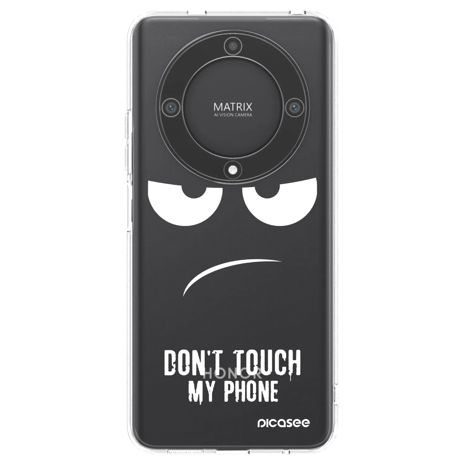 Picasee Honor Magic5 Lite 5G Hülle - Transparentes Silikon - Don't Touch My Phone