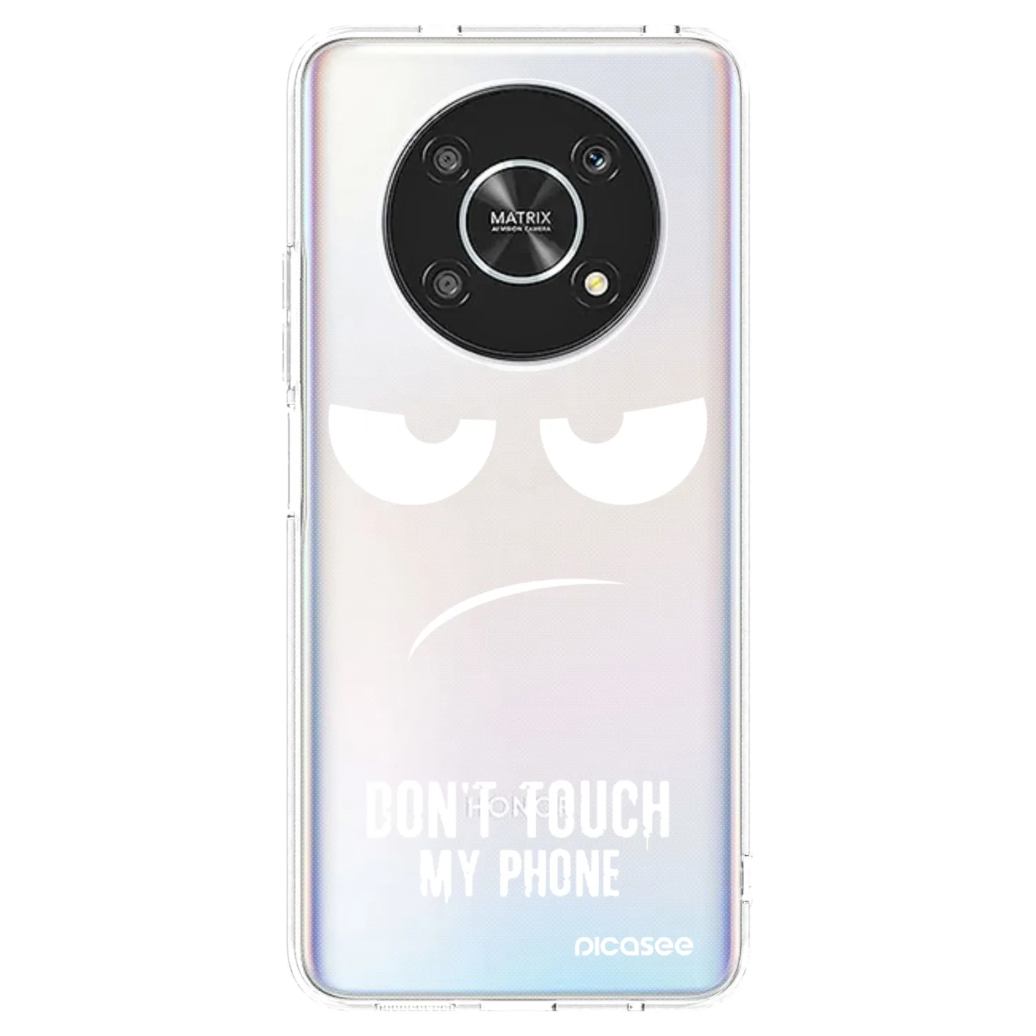 Picasee Honor Magic4 Lite 5G Hülle - Transparentes Silikon - Don't Touch My Phone
