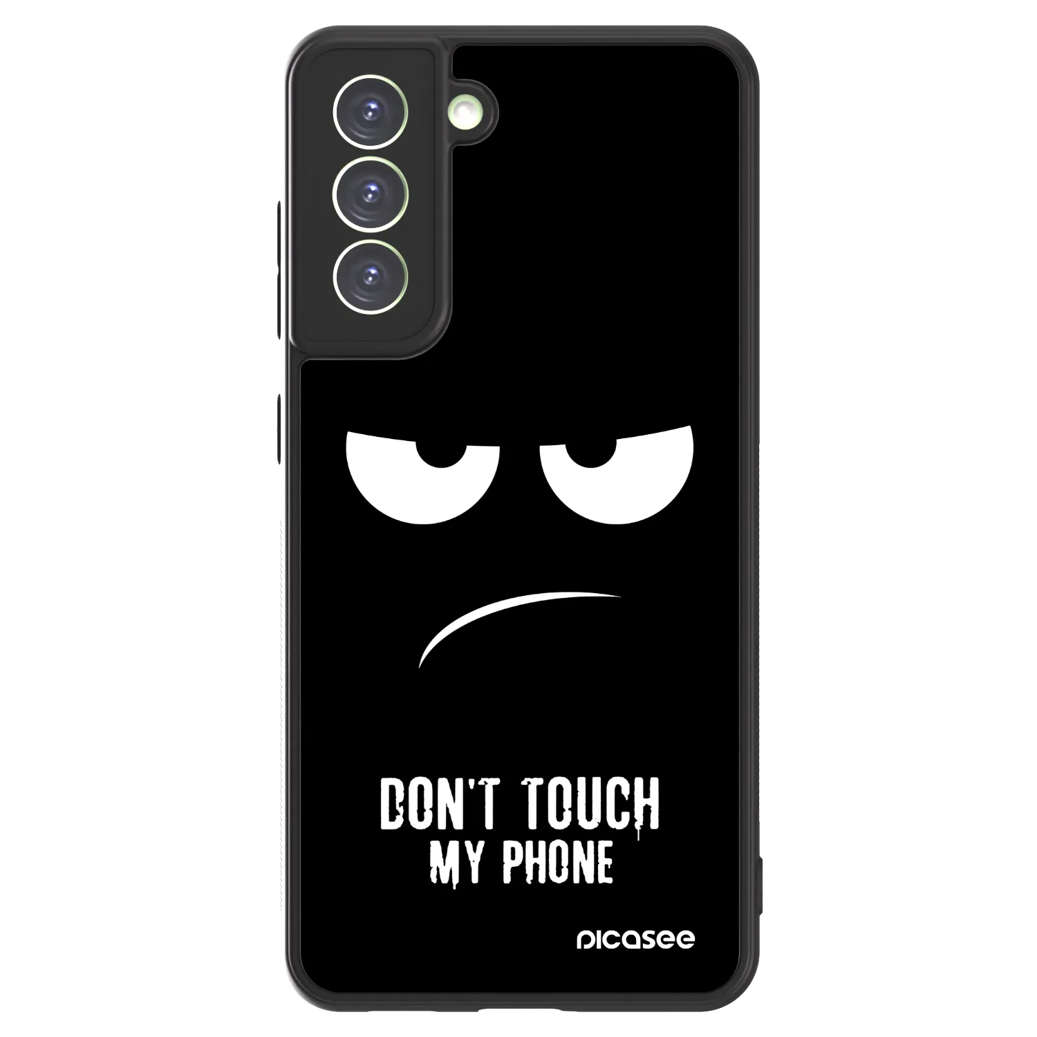 Picasee ULTIMATE CASE PowerShare für Samsung Galaxy S21 FE 5G - Don't Touch My Phone