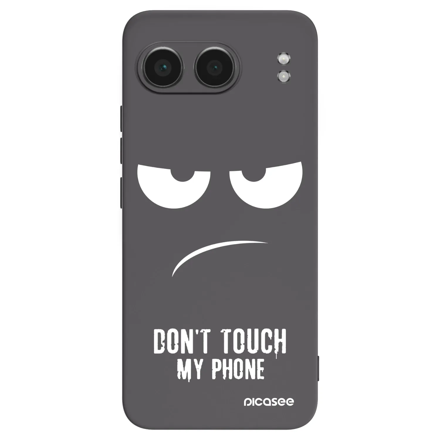 Picasee OnePlus Nord 4 Hülle - Schwarzes Silikon - Don't Touch My Phone