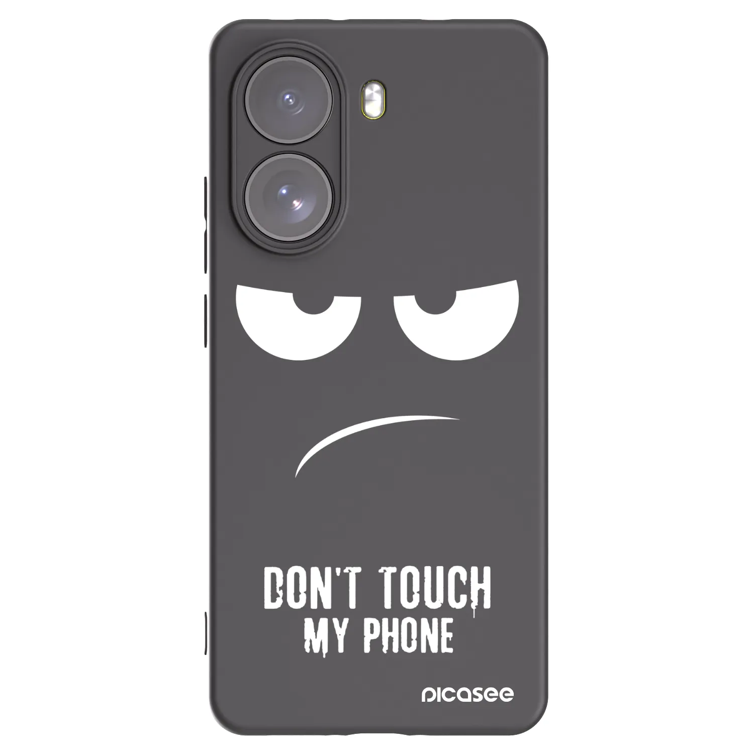 Picasee Xiaomi Poco X7 Hülle - Schwarzes Silikon - Don't Touch My Phone