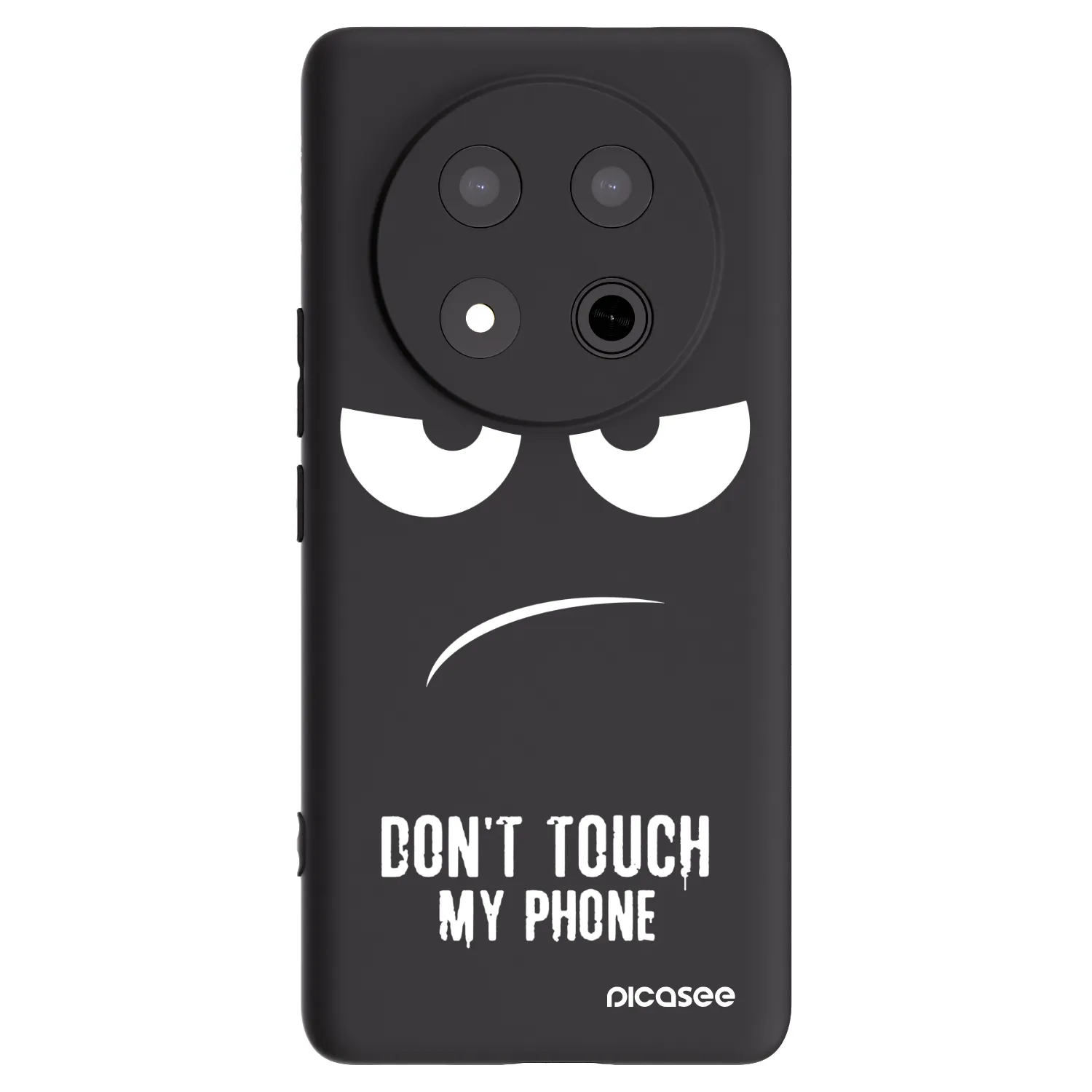 Picasee Honor Magic7 Lite 5G Hülle - Schwarzes Silikon - Don't Touch My Phone