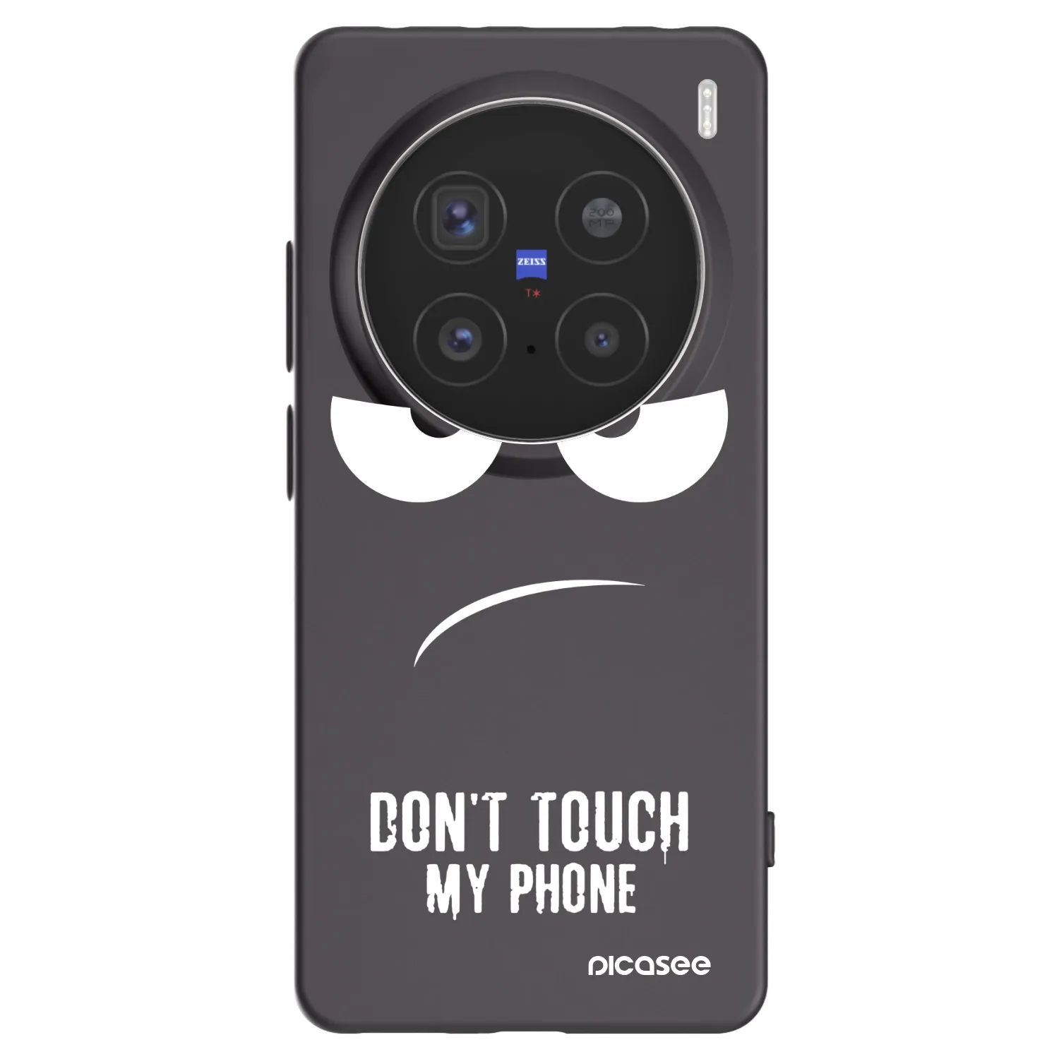 Picasee Vivo X200 Pro Hülle - Schwarzes Silikon - Don't Touch My Phone