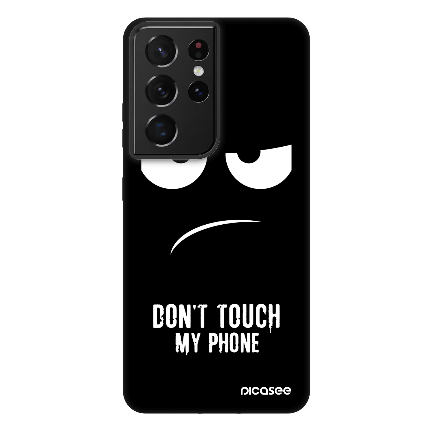 Picasee Fashion Case für Samsung Galaxy S21 Ultra 5G G998B - Don't Touch My Phone