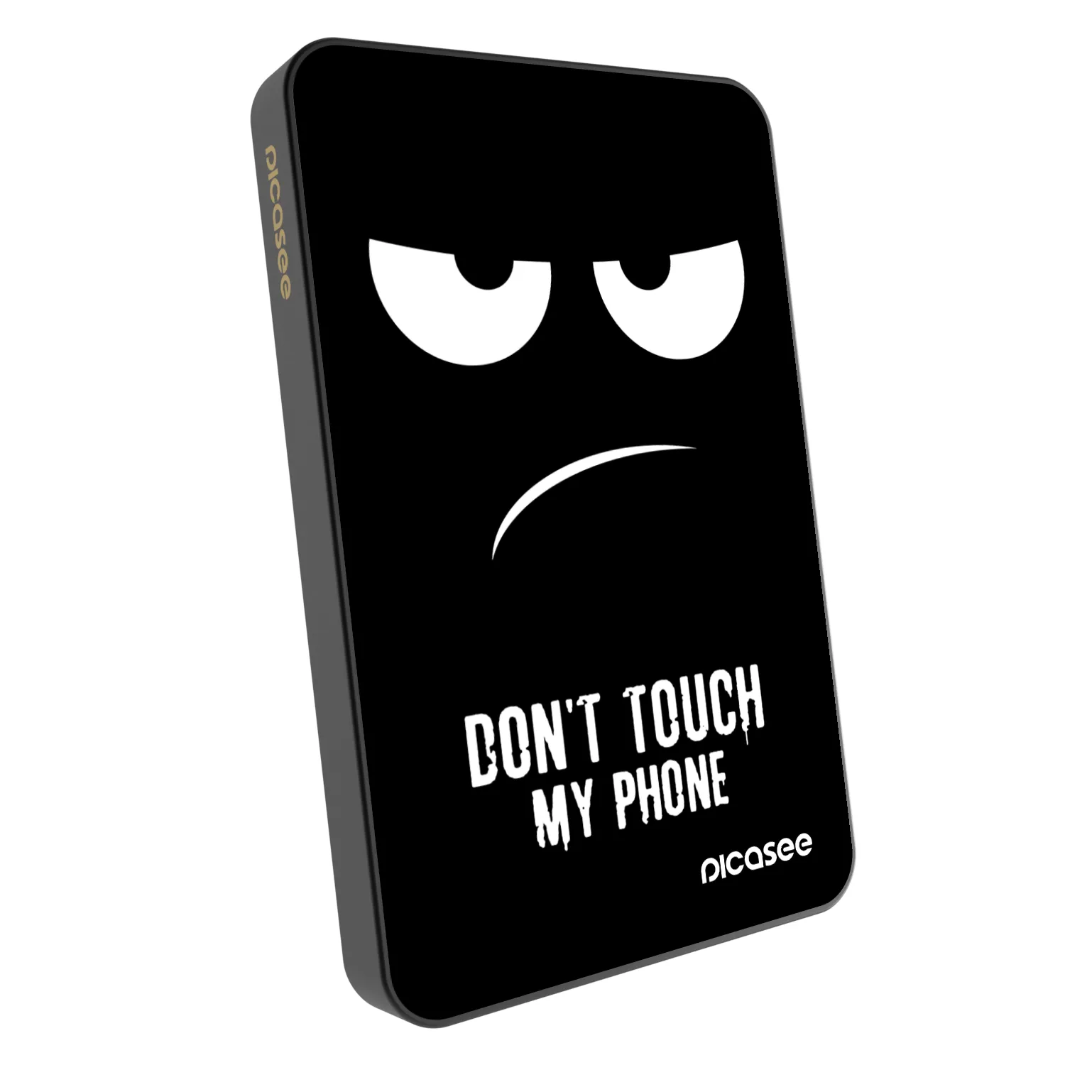 Picasee Powerbank mit MagSafe 5 000 mAh Grau - Don't Touch My Phone