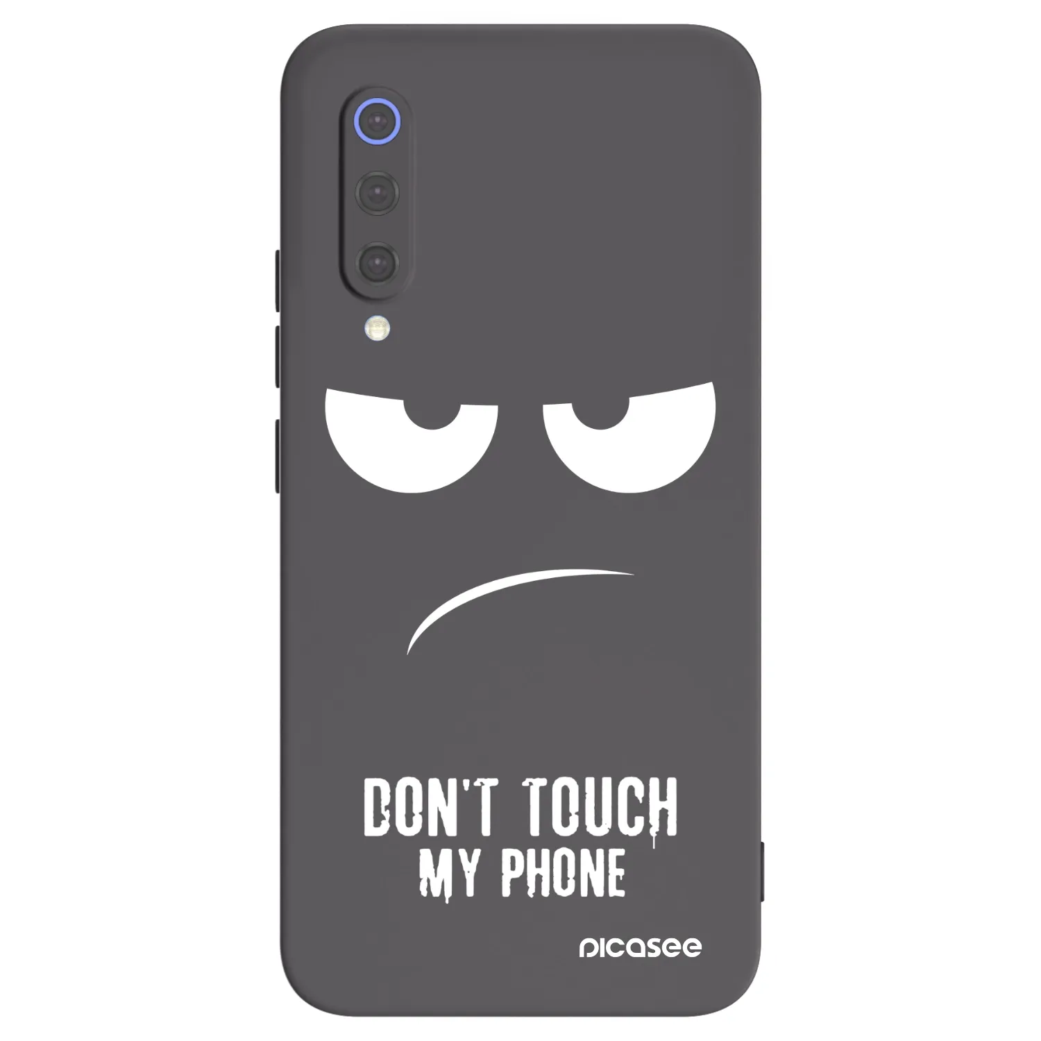 Picasee Xiaomi Mi 9 SE Hülle - Schwarzes Silikon - Don't Touch My Phone
