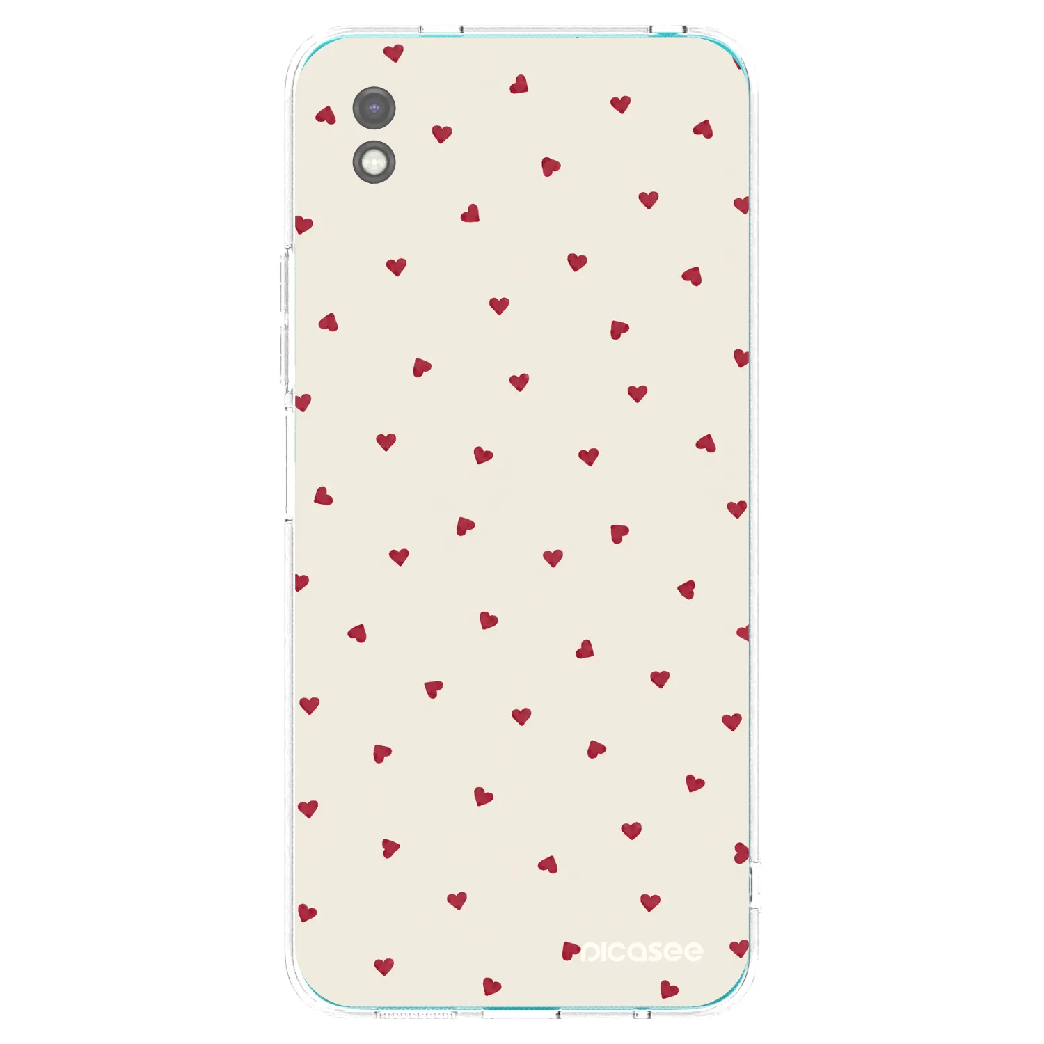 Picasee Xiaomi Redmi 9A Hülle - Schwarzes Silikon - Little Love