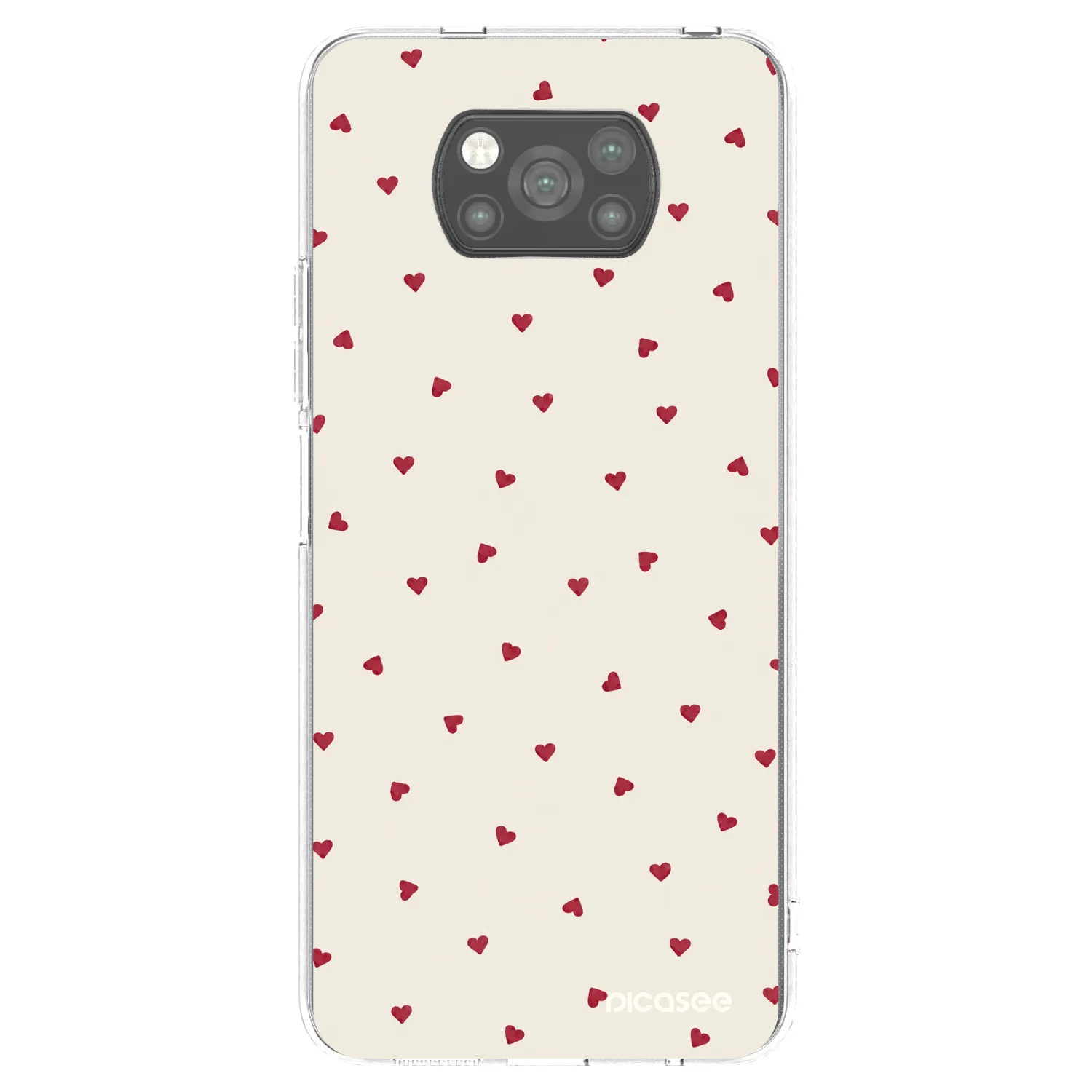 Picasee Xiaomi Poco X3 Hülle - Schwarzes Silikon - Little Love