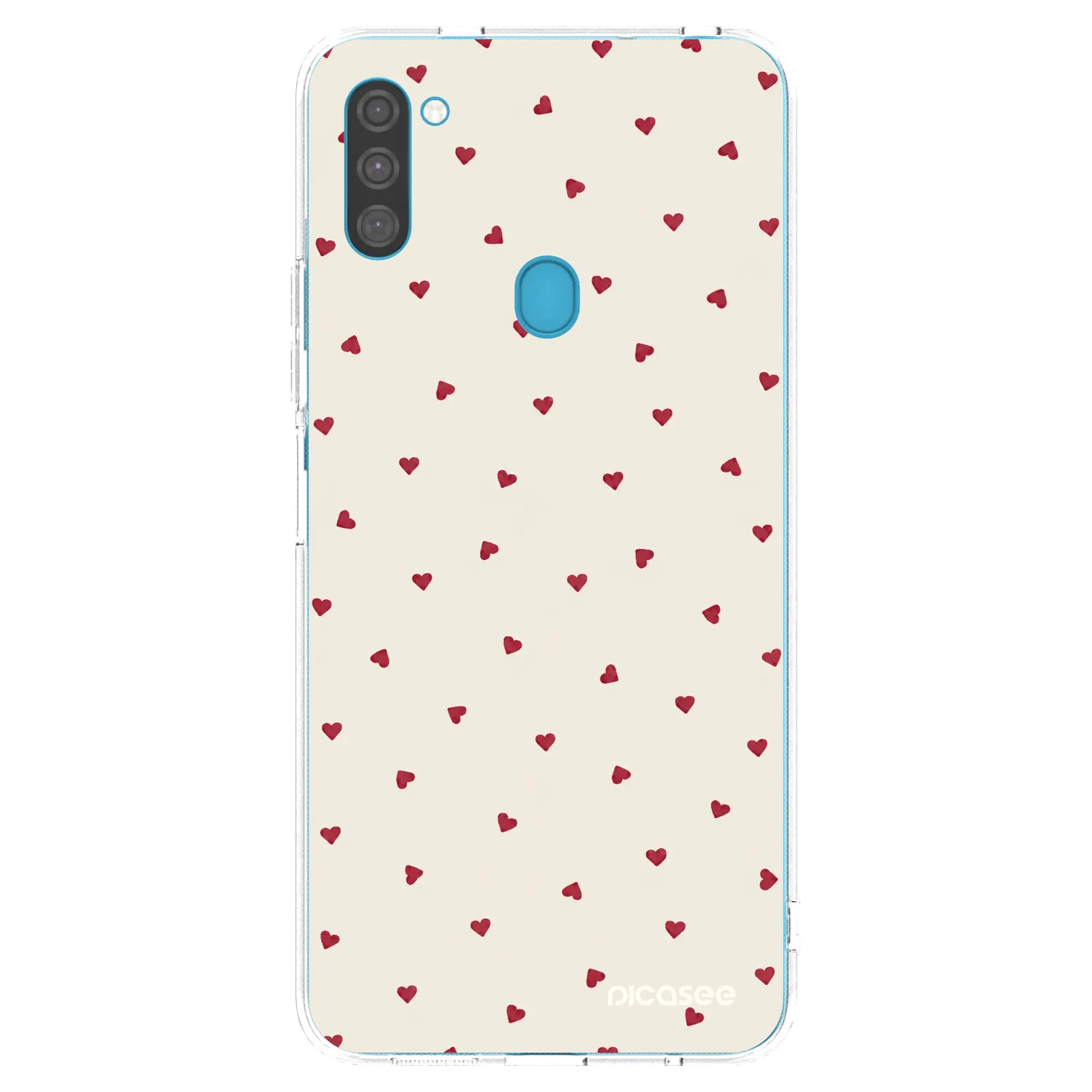 Picasee Samsung Galaxy M11 Hülle - Transparentes Silikon - Little Love