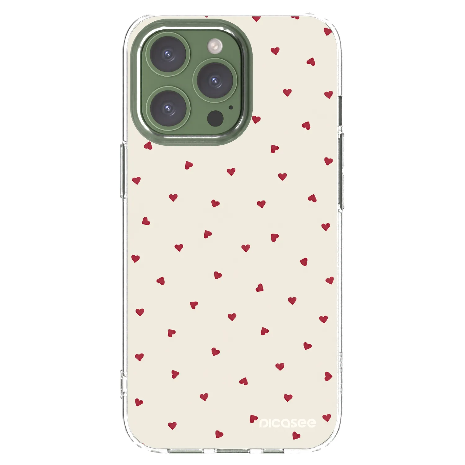 Picasee Apple iPhone 13 Pro Hülle - Transparentes Silikon - Little Love