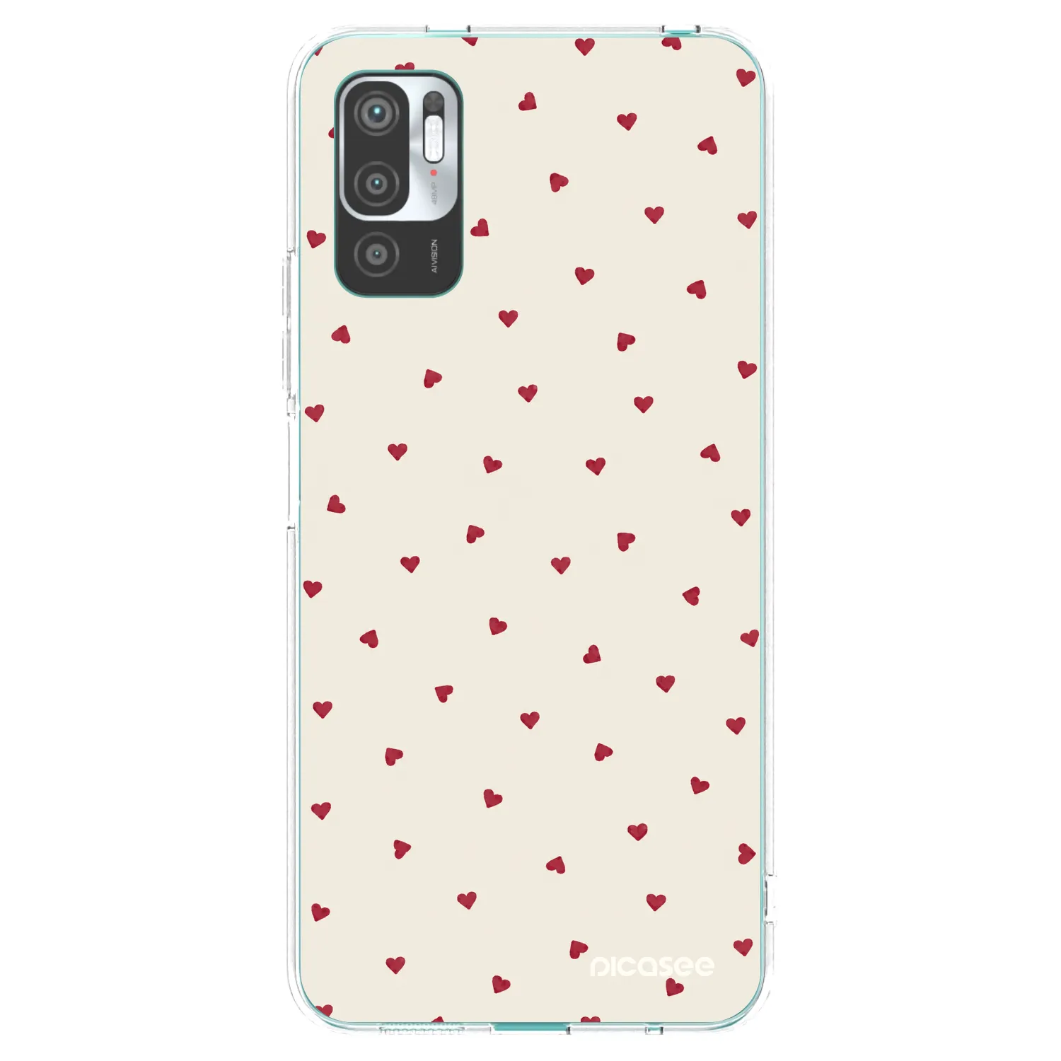 Picasee Xiaomi Redmi Note 10 5G Hülle - Transparentes Silikon - Little Love