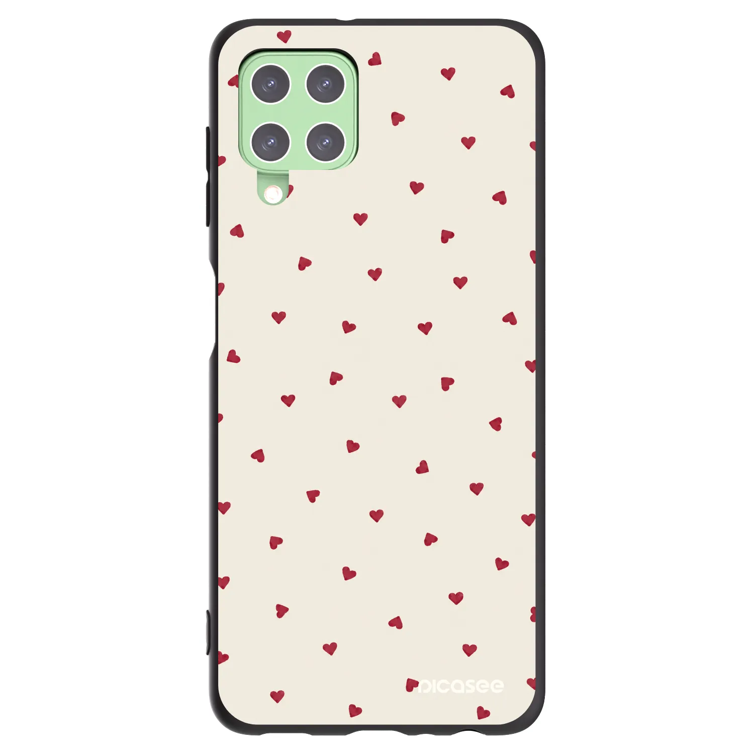 Picasee Samsung Galaxy A22 A225F 4G Hülle - Schwarzes Silikon - Little Love