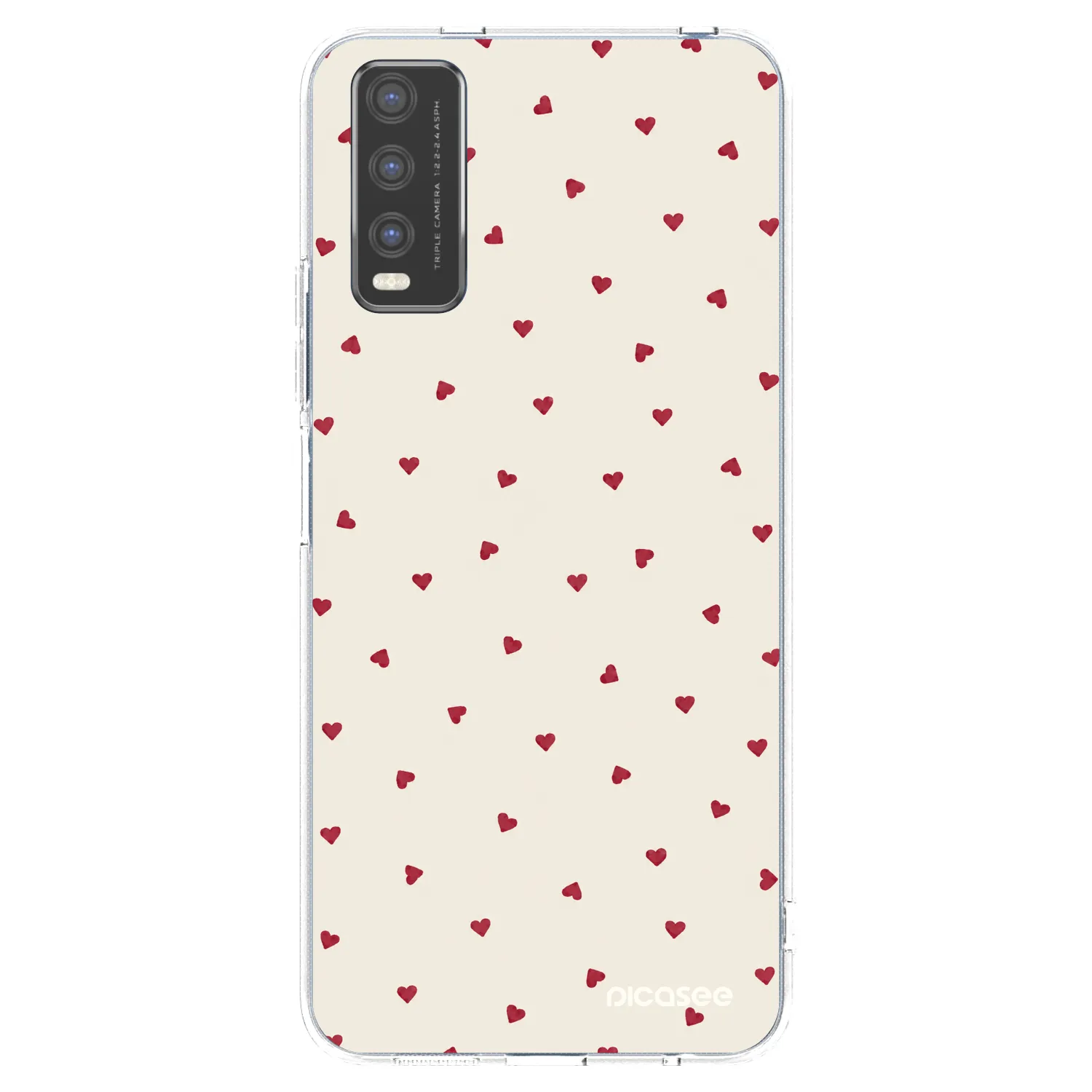 Picasee Vivo Y20s Hülle - Transparentes Silikon - Little Love