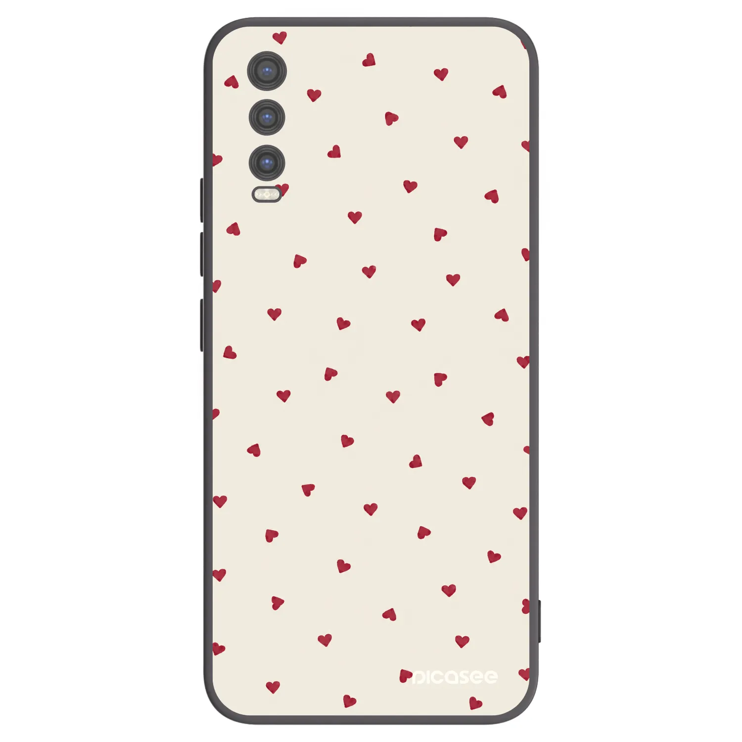Picasee Vivo Y20s Hülle - Schwarzes Silikon - Little Love