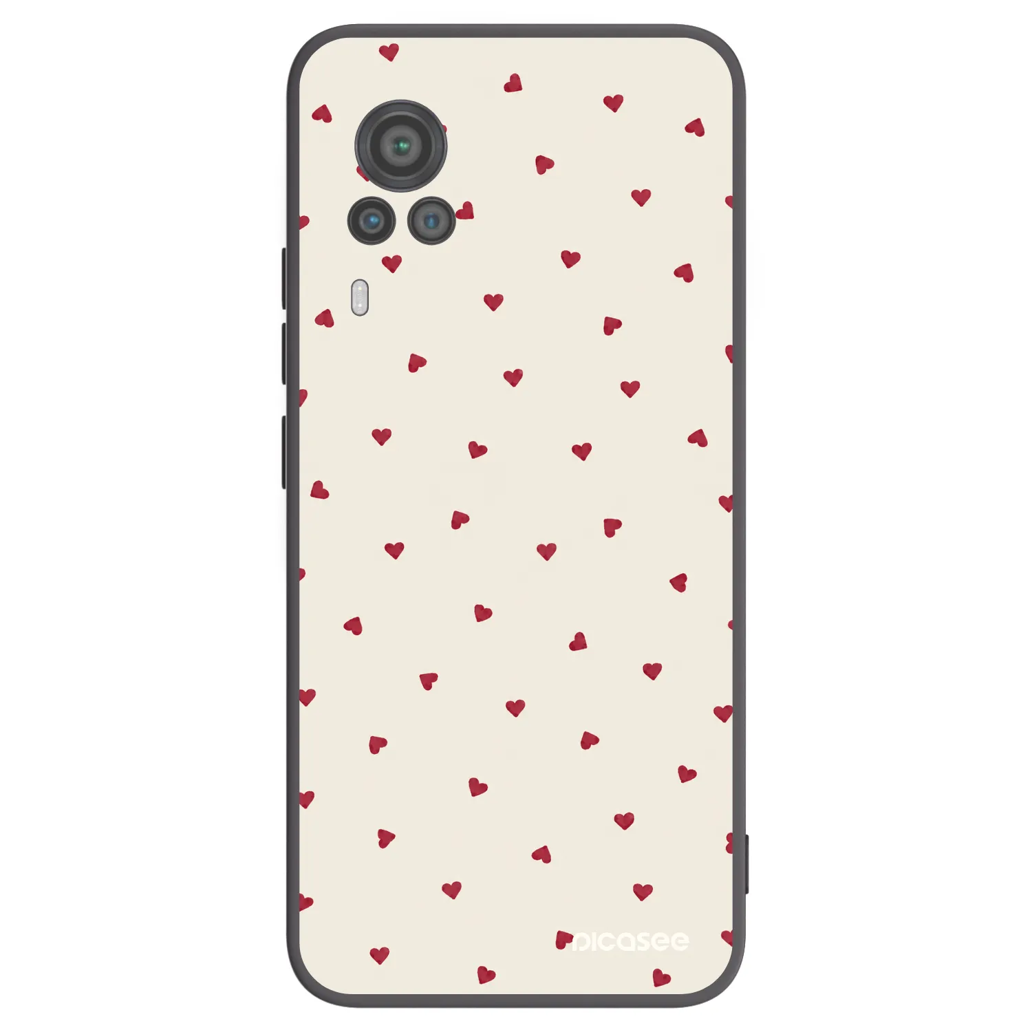 Picasee Vivo X60 Pro 5G Hülle - Schwarzes Silikon - Little Love