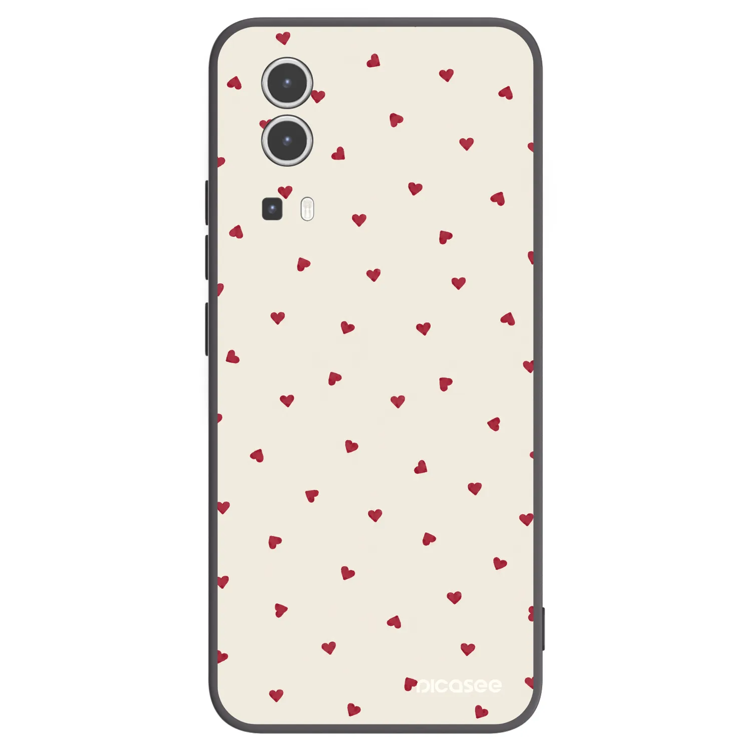 Picasee Vivo Y72 5G Hülle - Schwarzes Silikon - Little Love