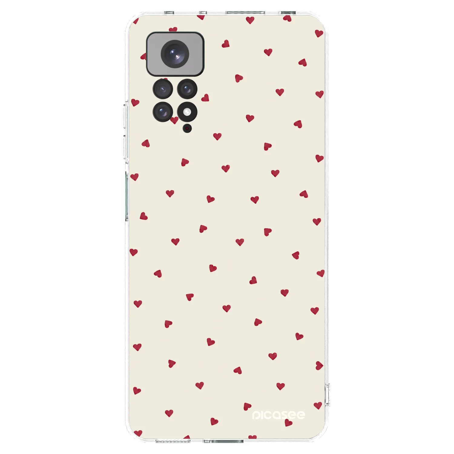 Picasee Xiaomi Redmi Note 11S 4G Hülle - Transparentes Silikon - Little Love