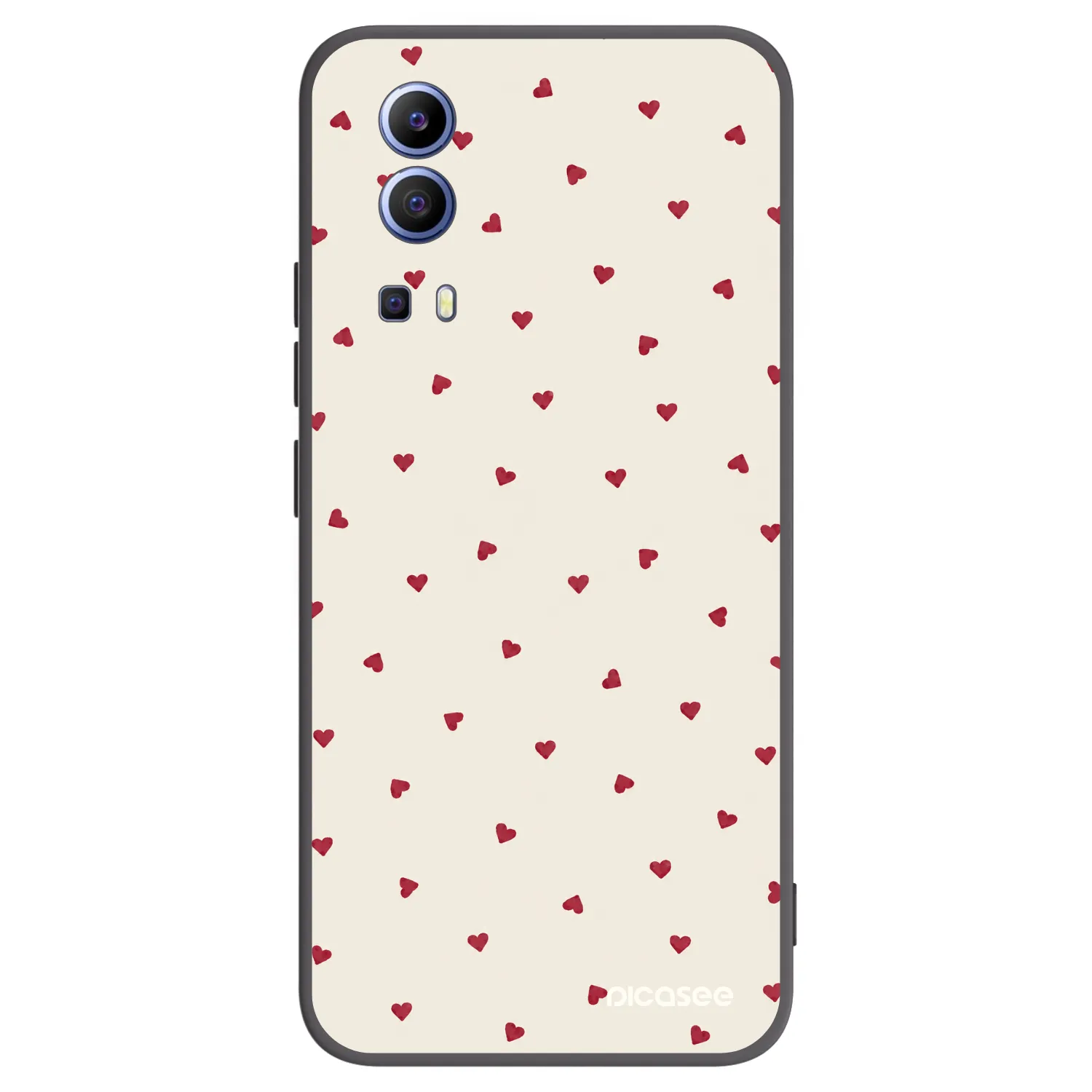 Picasee Vivo Y52 5G Hülle - Schwarzes Silikon - Little Love