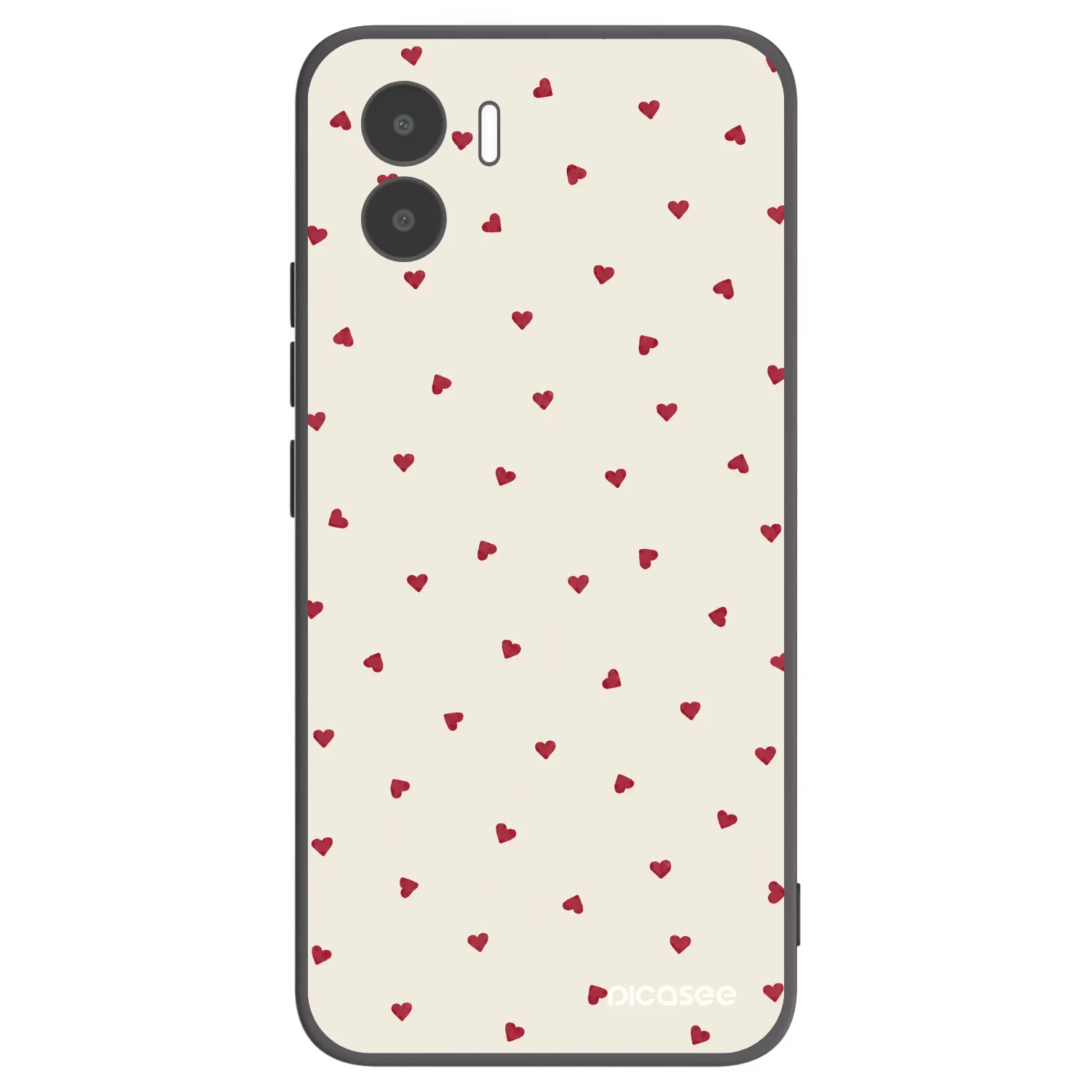 Picasee Xiaomi Redmi A1 Hülle - Schwarzes Silikon - Little Love
