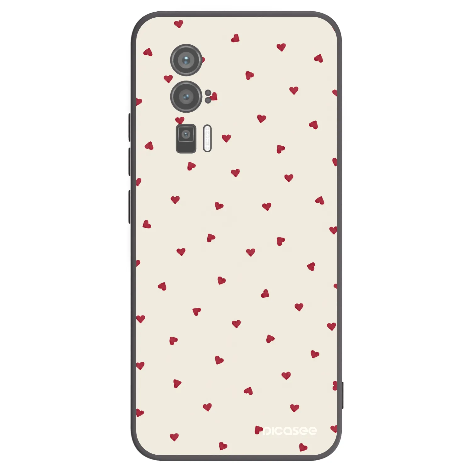 Picasee Xiaomi Poco F5 Pro 5G Hülle - Schwarzes Silikon - Little Love