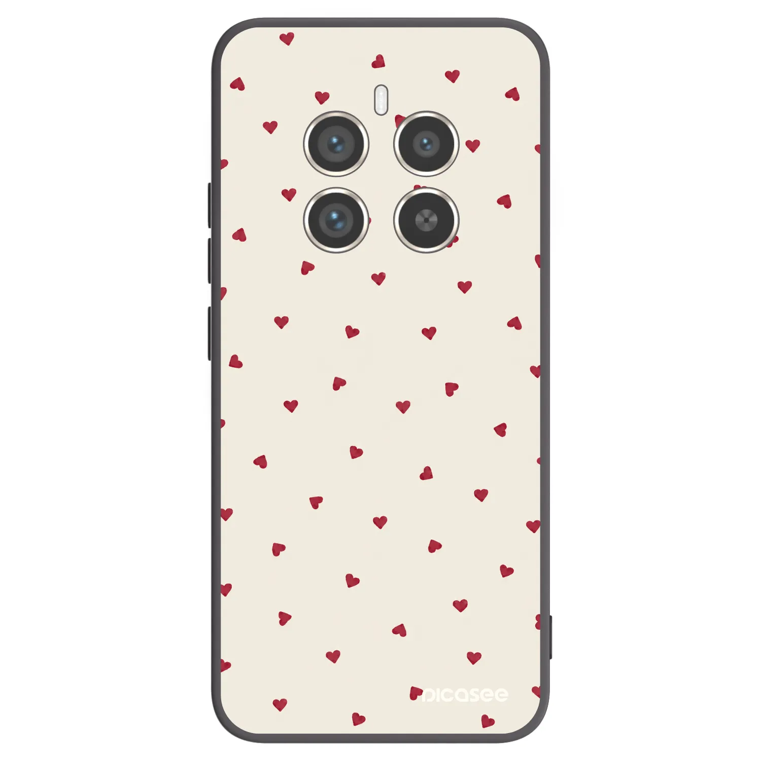 Picasee Realme 12 Pro 5G Hülle - Schwarzes Silikon - Little Love