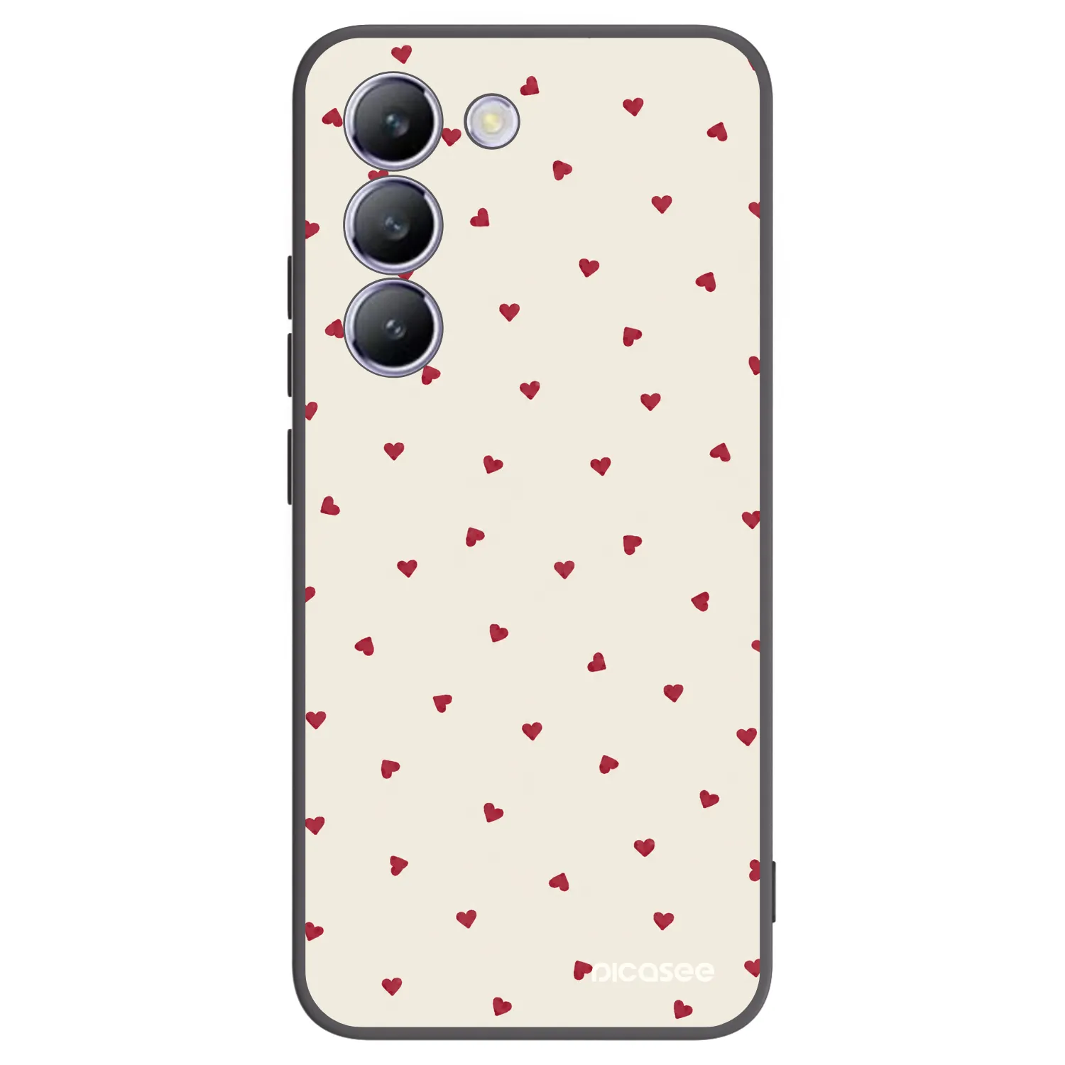 Picasee Vivo V40 SE 5G Hülle - Schwarzes Silikon - Little Love