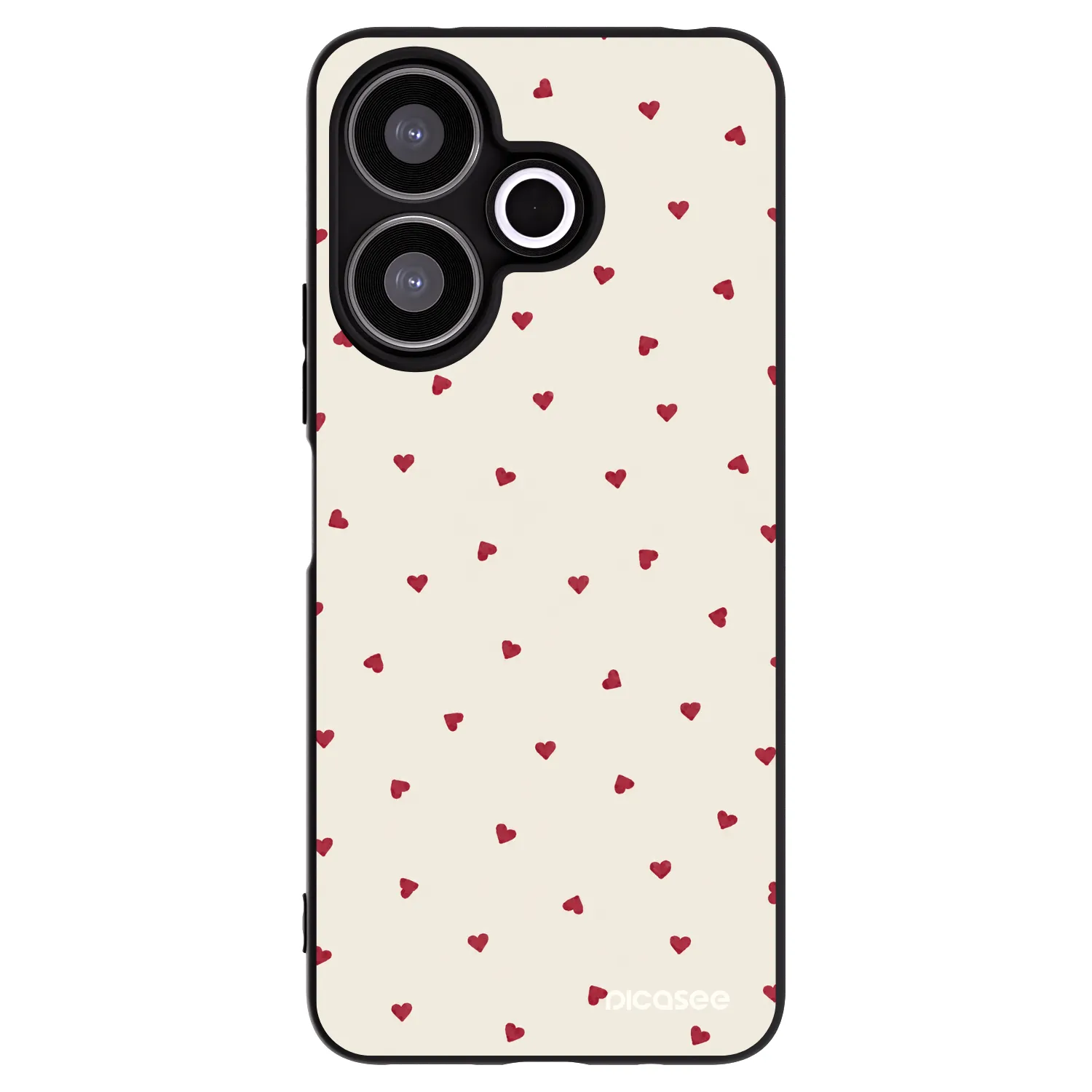 Picasee Xiaomi Redmi 13 4G Hülle - Schwarzes Silikon - Little Love
