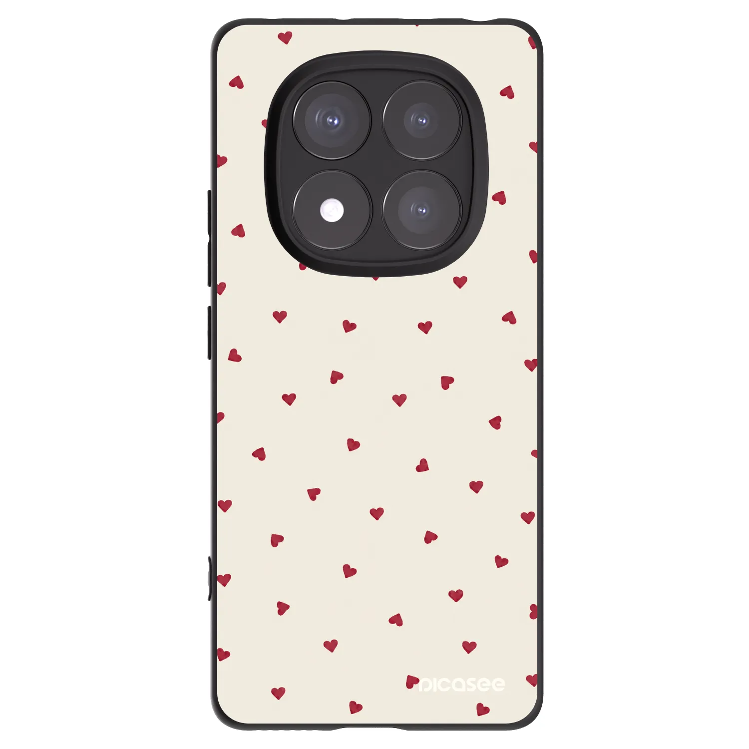 Picasee Xiaomi Redmi Note 14 Pro+ 5G Hülle - Schwarzes Silikon - Little Love